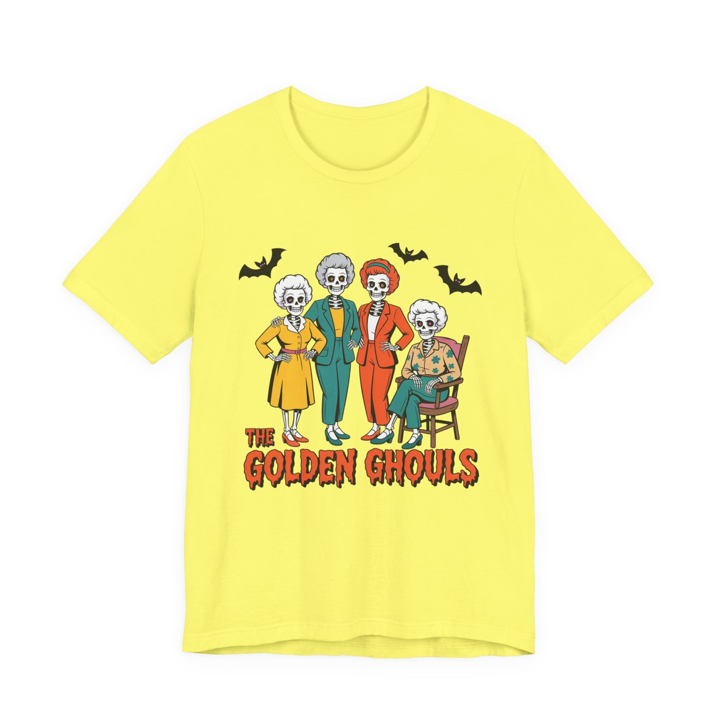 The Golden Ghouls T-Shirt Golden Girls TV Show Spoof Funny Halloween Tee Inspired By Comedy