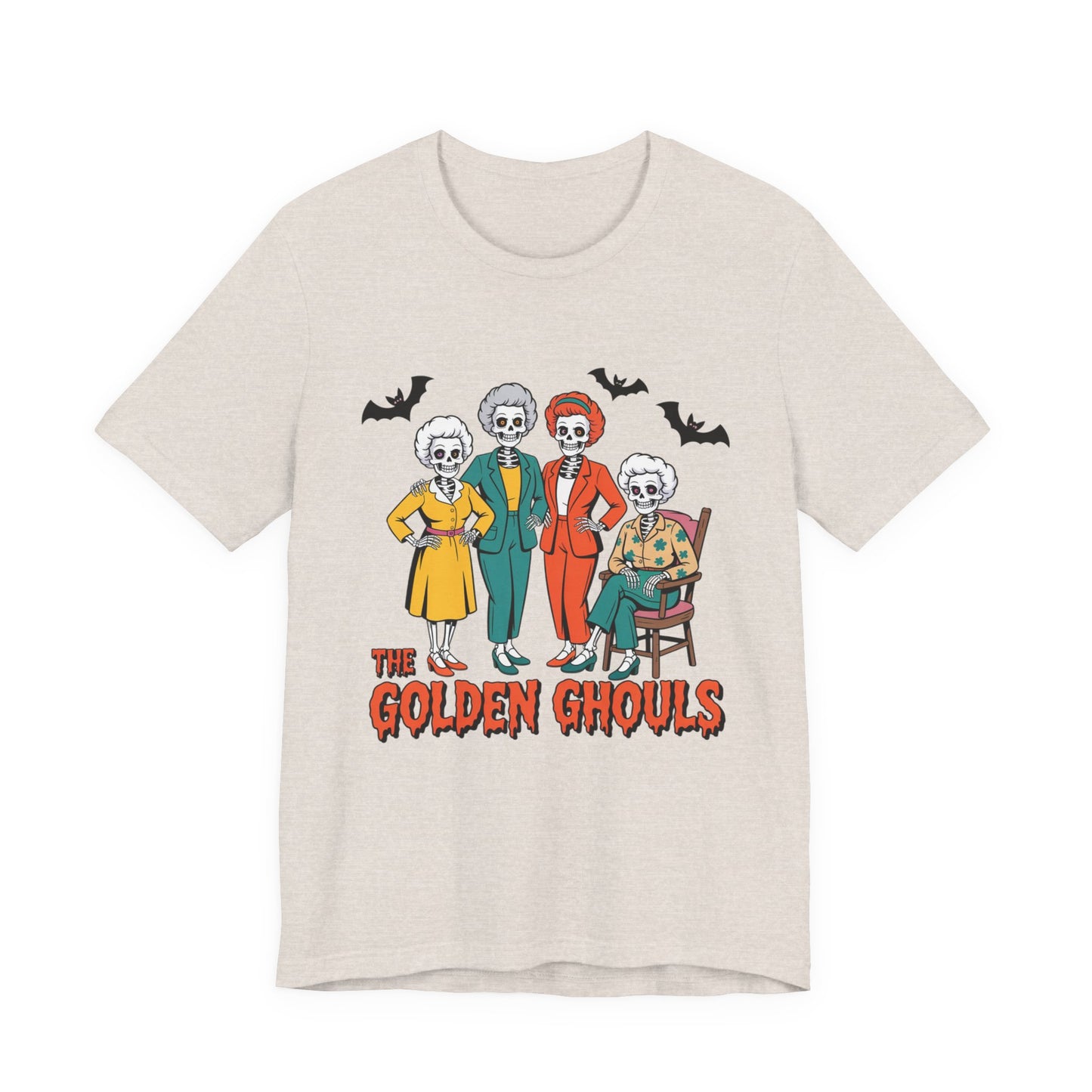 The Golden Ghouls T-Shirt Golden Girls TV Show Spoof Funny Halloween Tee Inspired By Comedy