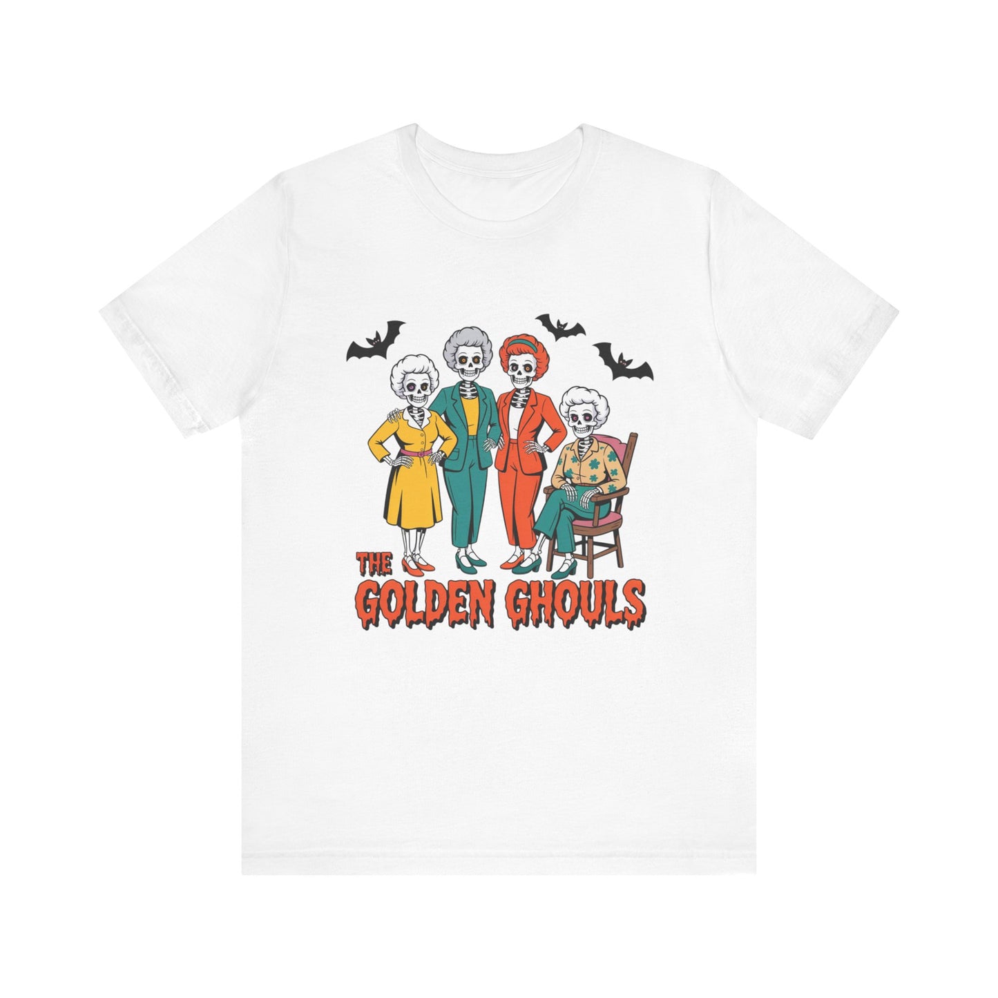 The Golden Ghouls T-Shirt Golden Girls TV Show Spoof Funny Halloween Tee Inspired By Comedy