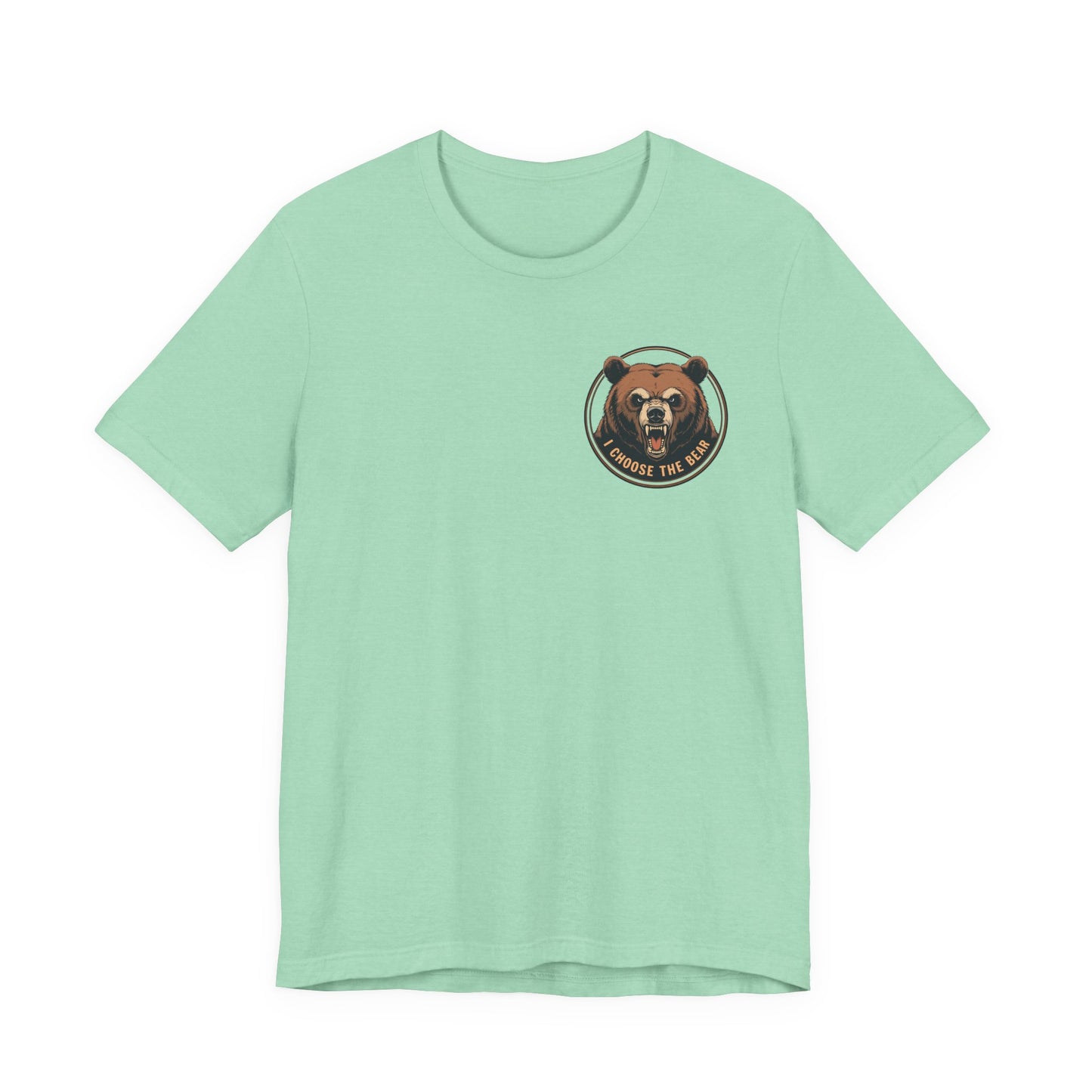 I Choose The Bear T-Shirt Man vs Bear Feminist Female Empowerment Gender Equality Tee Various Sizes Colors Unisex