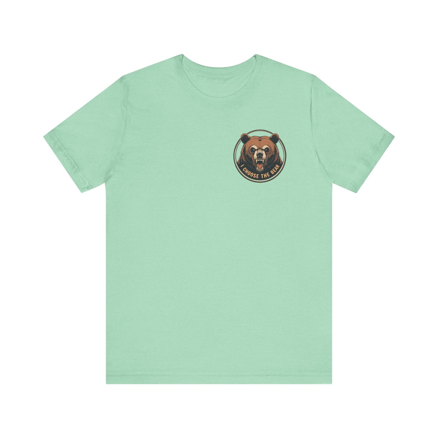 I Choose The Bear T-Shirt Man vs Bear Feminist Female Empowerment Gender Equality Tee Various Sizes Colors Unisex