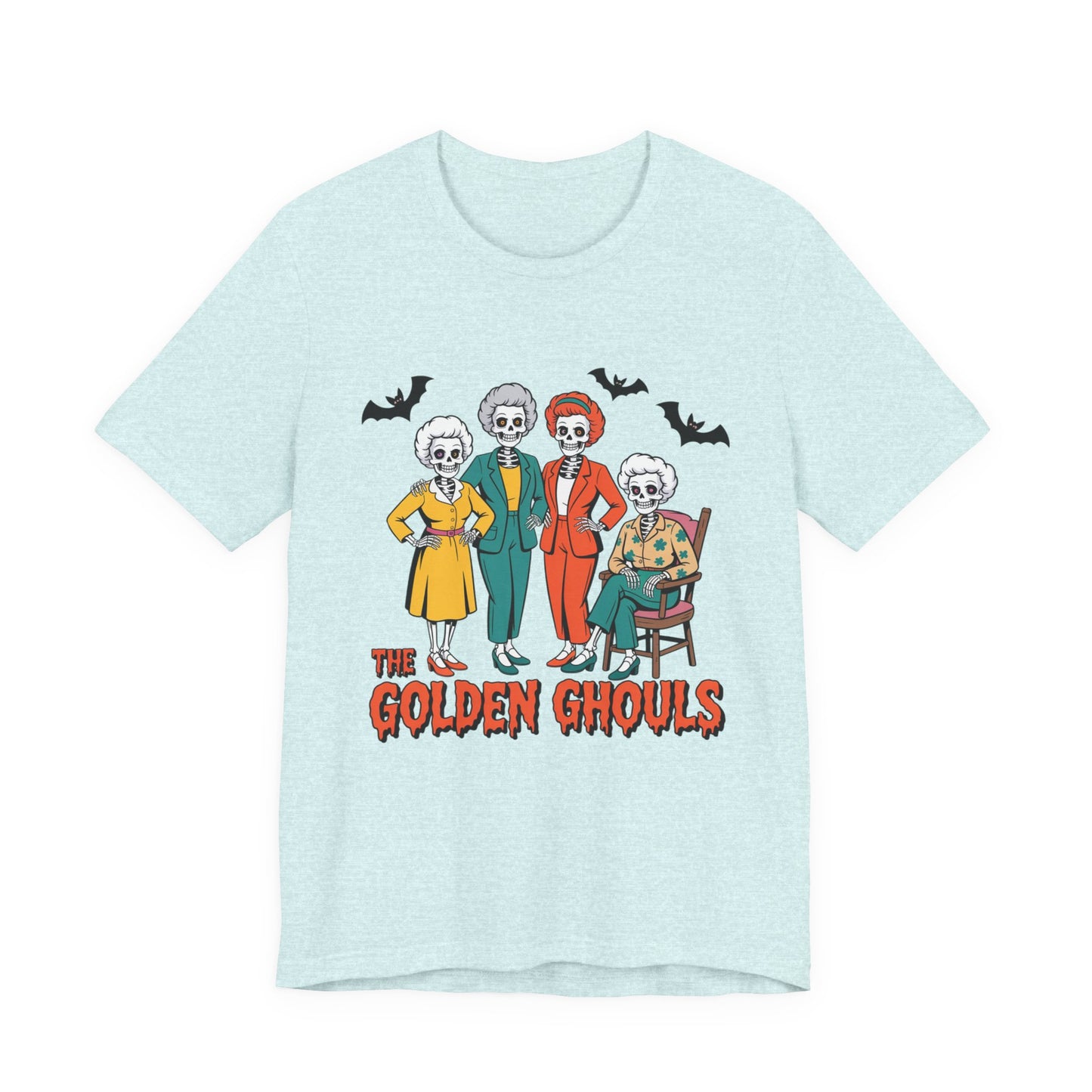 The Golden Ghouls T-Shirt Golden Girls TV Show Spoof Funny Halloween Tee Inspired By Comedy
