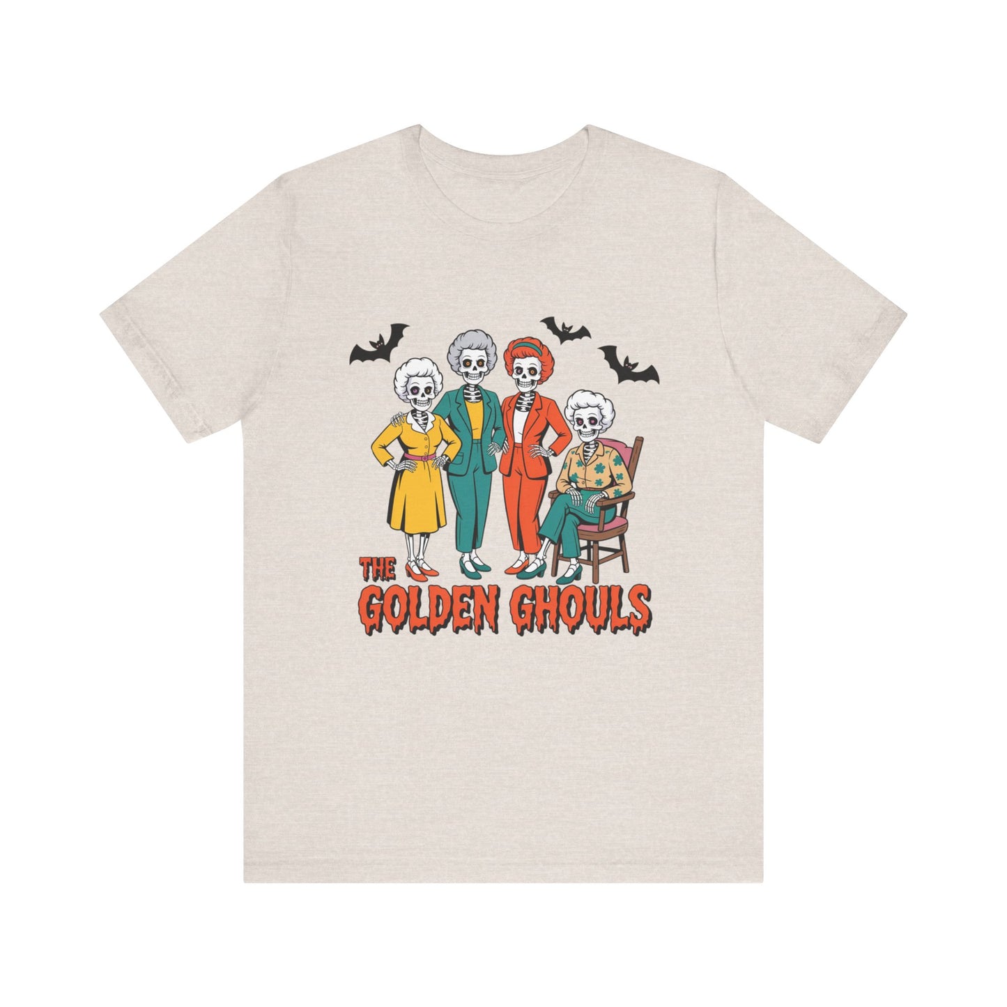The Golden Ghouls T-Shirt Golden Girls TV Show Spoof Funny Halloween Tee Inspired By Comedy