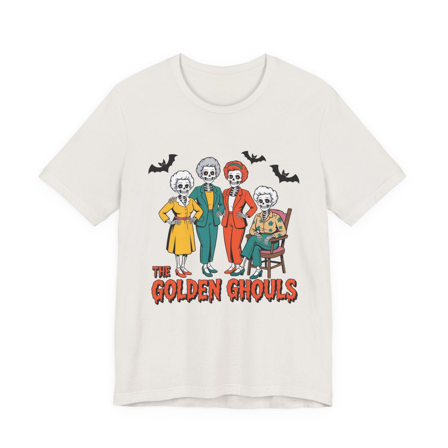 The Golden Ghouls T-Shirt Golden Girls TV Show Spoof Funny Halloween Tee Inspired By Comedy