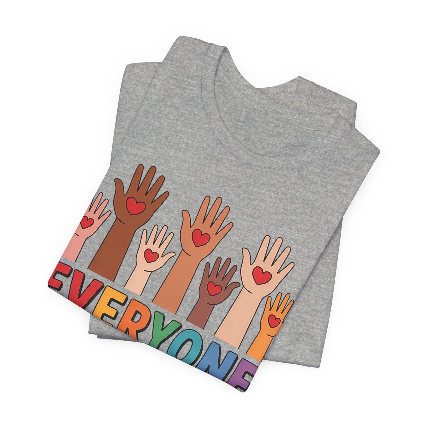 Everyone is welcome here T-Shirt IDAHO Teacher Tee Race Equality Freedom Love Heart Inclusion Political Protest Shirt Resist