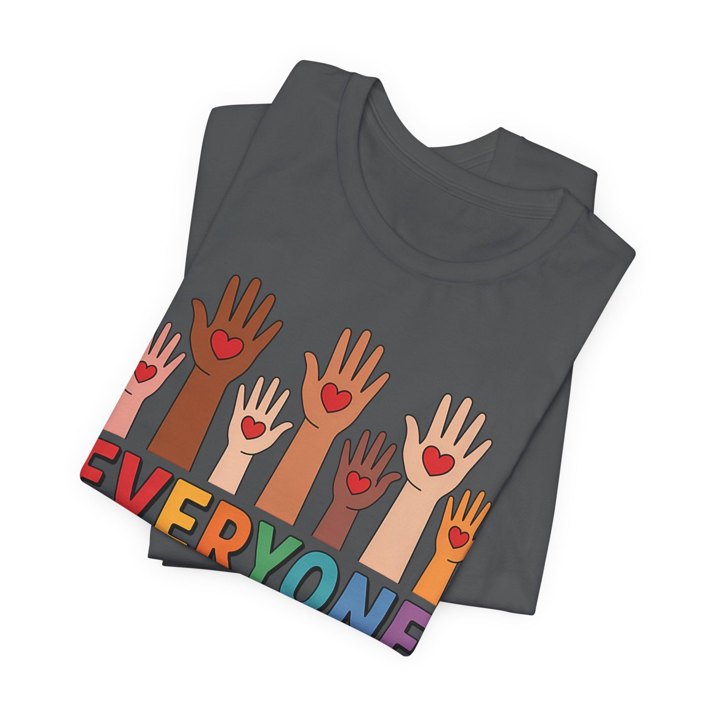 Everyone is welcome here T-Shirt IDAHO Teacher Tee Race Equality Freedom Love Heart Inclusion Political Protest Shirt Resist
