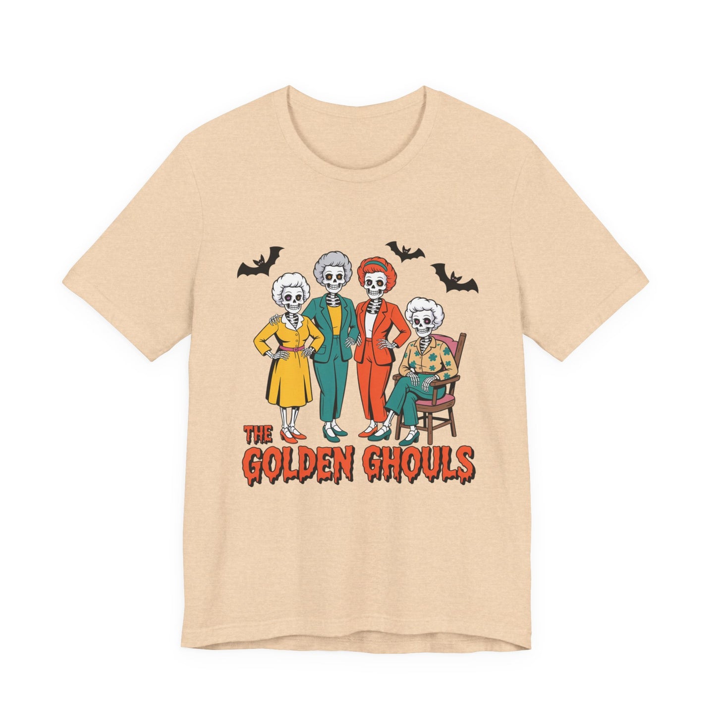 The Golden Ghouls T-Shirt Golden Girls TV Show Spoof Funny Halloween Tee Inspired By Comedy