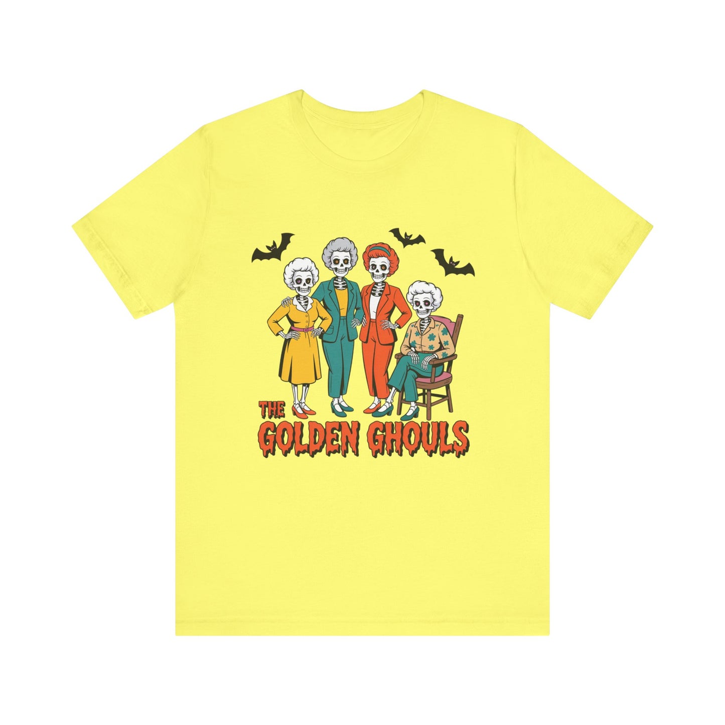 The Golden Ghouls T-Shirt Golden Girls TV Show Spoof Funny Halloween Tee Inspired By Comedy