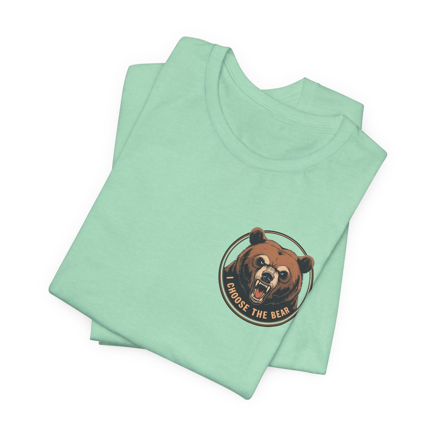 I Choose The Bear T-Shirt Man vs Bear Feminist Female Empowerment Gender Equality Tee Various Sizes Colors Unisex