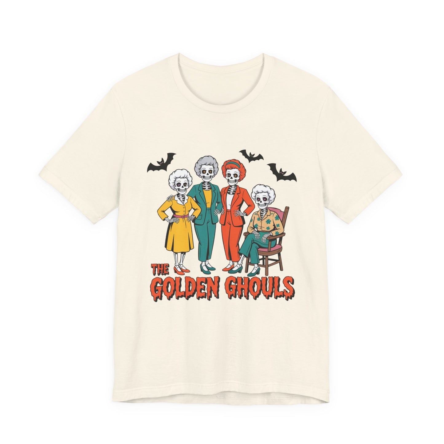 The Golden Ghouls T-Shirt Golden Girls TV Show Spoof Funny Halloween Tee Inspired By Comedy