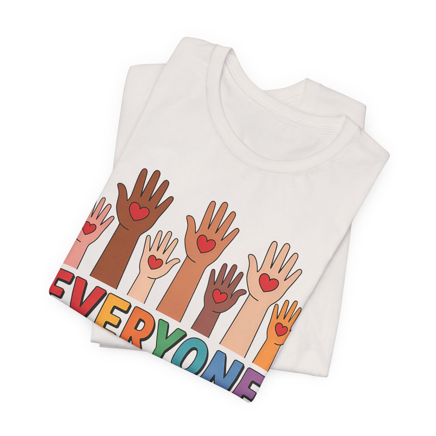 Everyone is welcome here T-Shirt IDAHO Teacher Tee Race Equality Freedom Love Heart Inclusion Political Protest Shirt Resist
