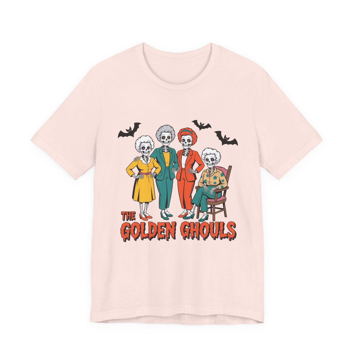 The Golden Ghouls T-Shirt Golden Girls TV Show Spoof Funny Halloween Tee Inspired By Comedy