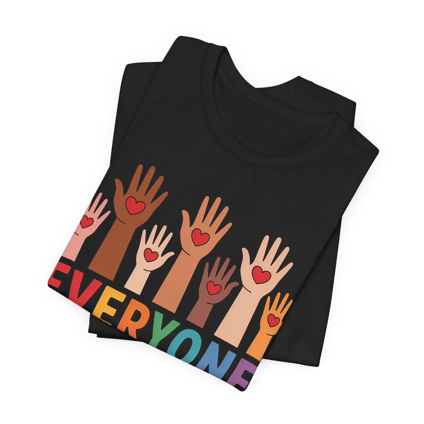 Everyone is welcome here T-Shirt IDAHO Teacher Tee Race Equality Freedom Love Heart Inclusion Political Protest Shirt Resist