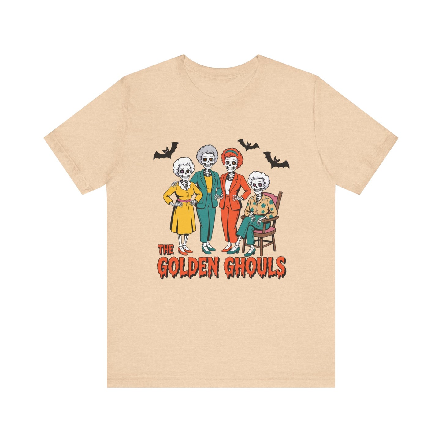 The Golden Ghouls T-Shirt Golden Girls TV Show Spoof Funny Halloween Tee Inspired By Comedy