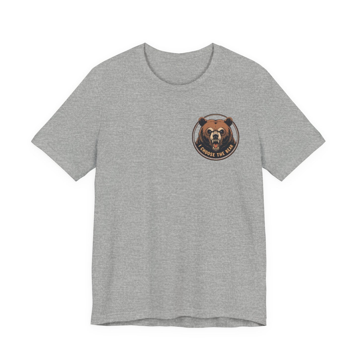 I Choose The Bear T-Shirt Man vs Bear Feminist Female Empowerment Gender Equality Tee Various Sizes Colors Unisex