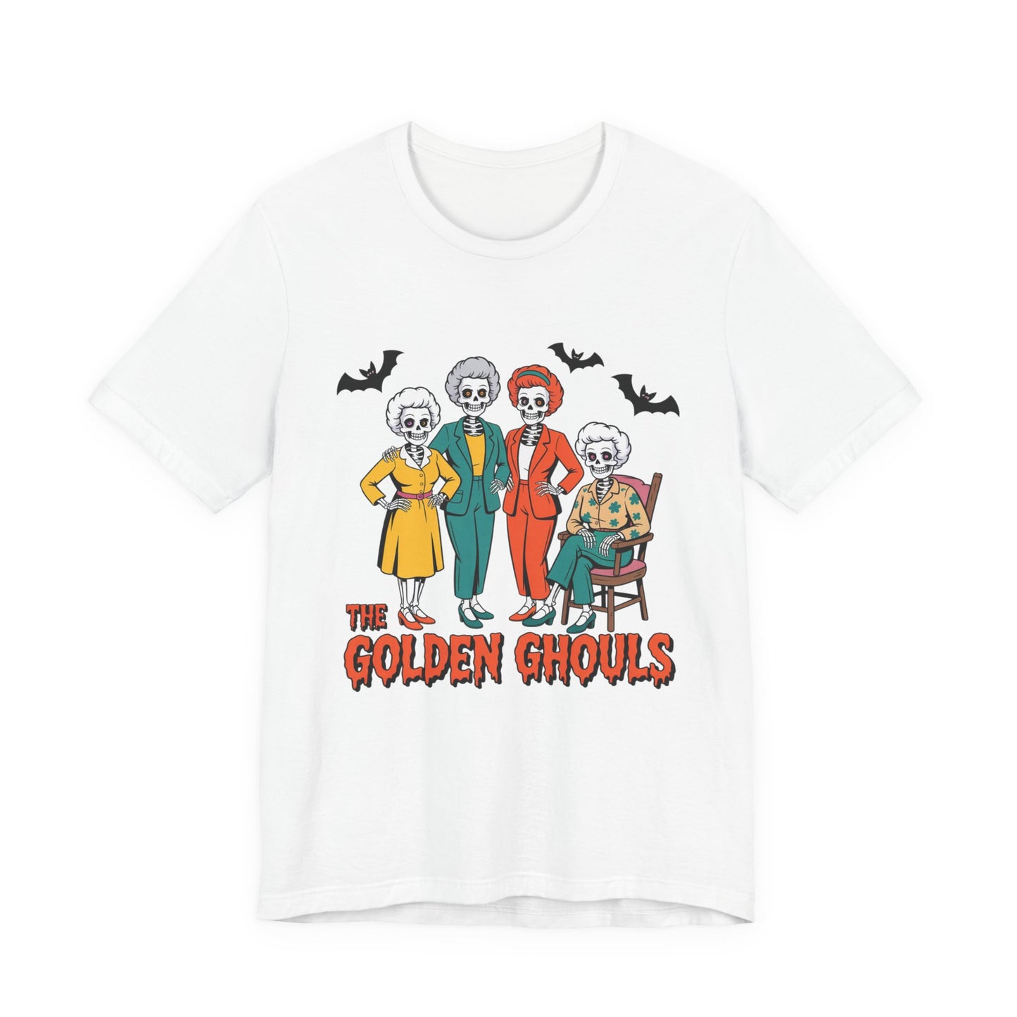 The Golden Ghouls T-Shirt Golden Girls TV Show Spoof Funny Halloween Tee Inspired By Comedy