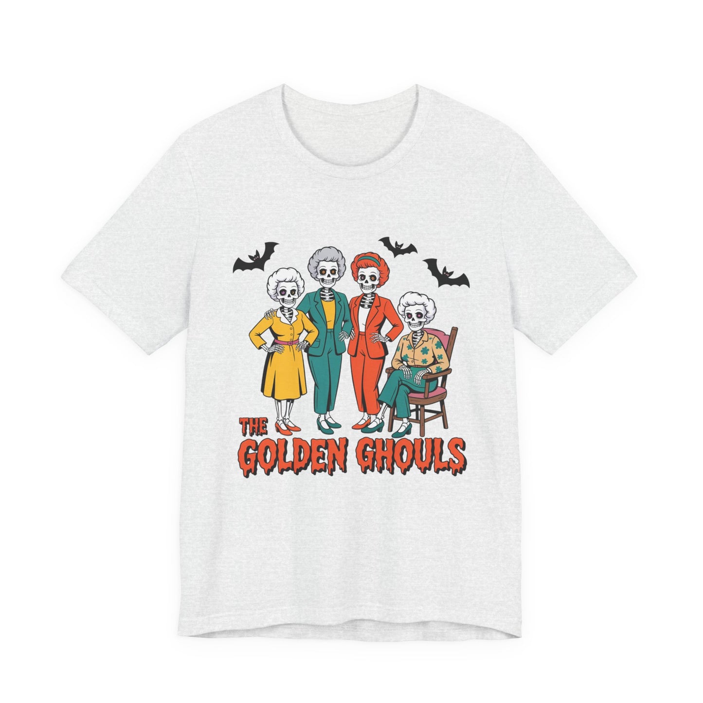 The Golden Ghouls T-Shirt Golden Girls TV Show Spoof Funny Halloween Tee Inspired By Comedy