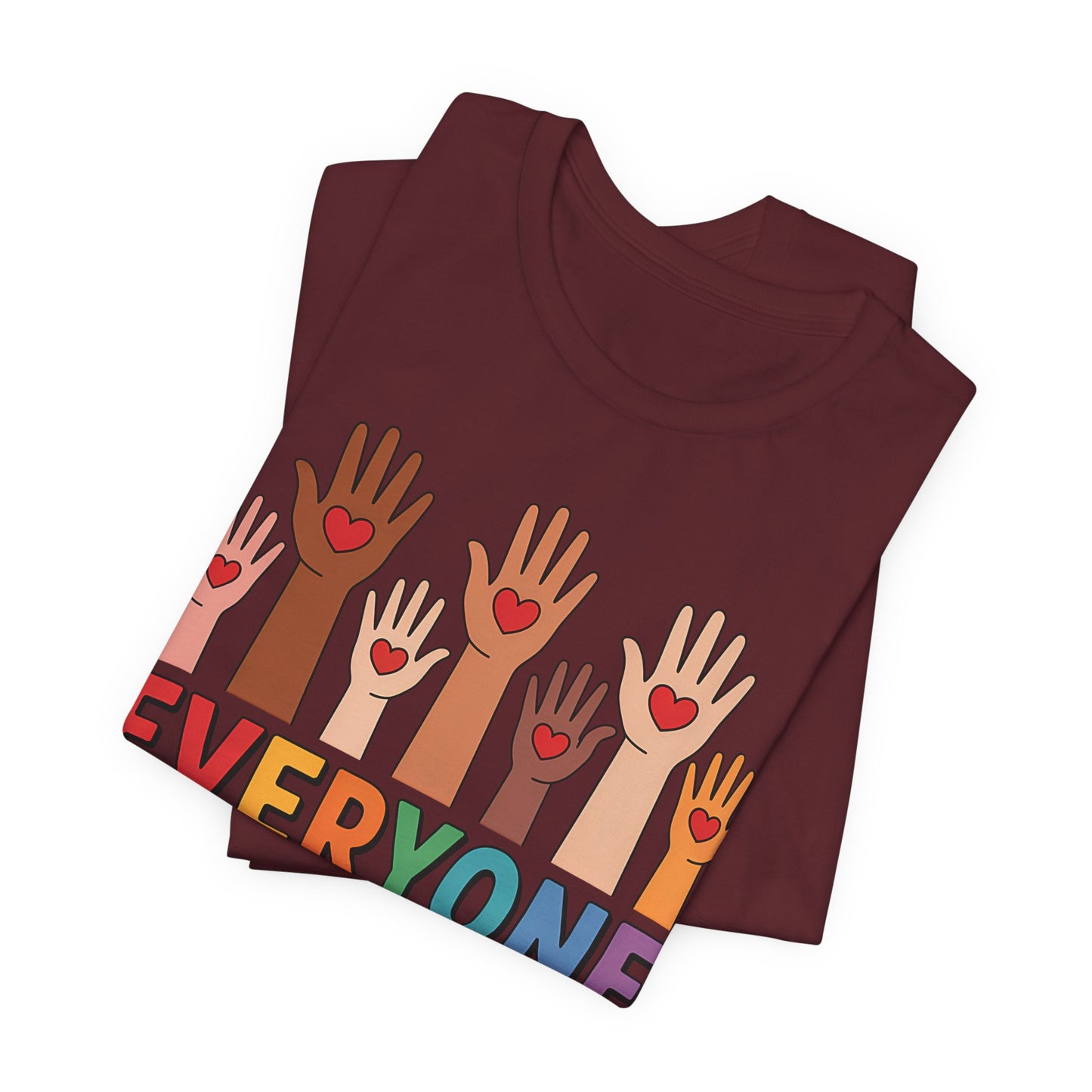 Everyone is welcome here T-Shirt IDAHO Teacher Tee Race Equality Freedom Love Heart Inclusion Political Protest Shirt Resist