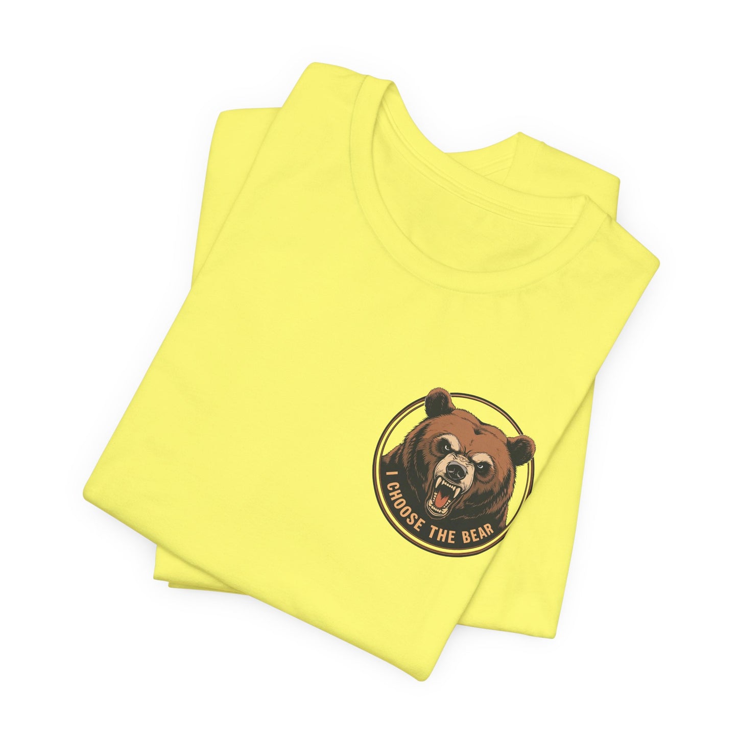 I Choose The Bear T-Shirt Man vs Bear Feminist Female Empowerment Gender Equality Tee Various Sizes Colors Unisex