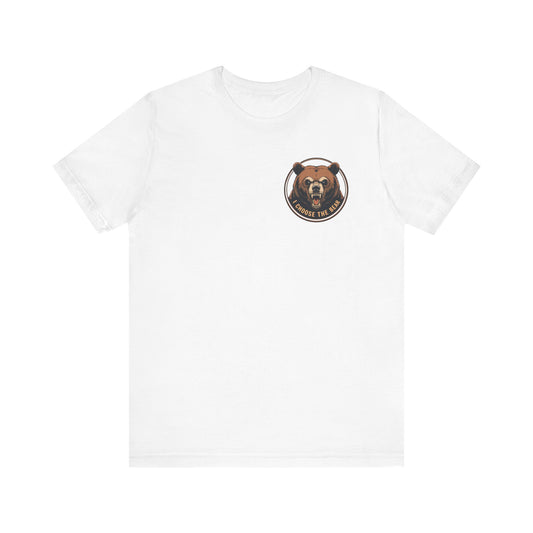 I Choose The Bear T-Shirt Man vs Bear Feminist Female Empowerment Gender Equality Tee Various Sizes Colors Unisex