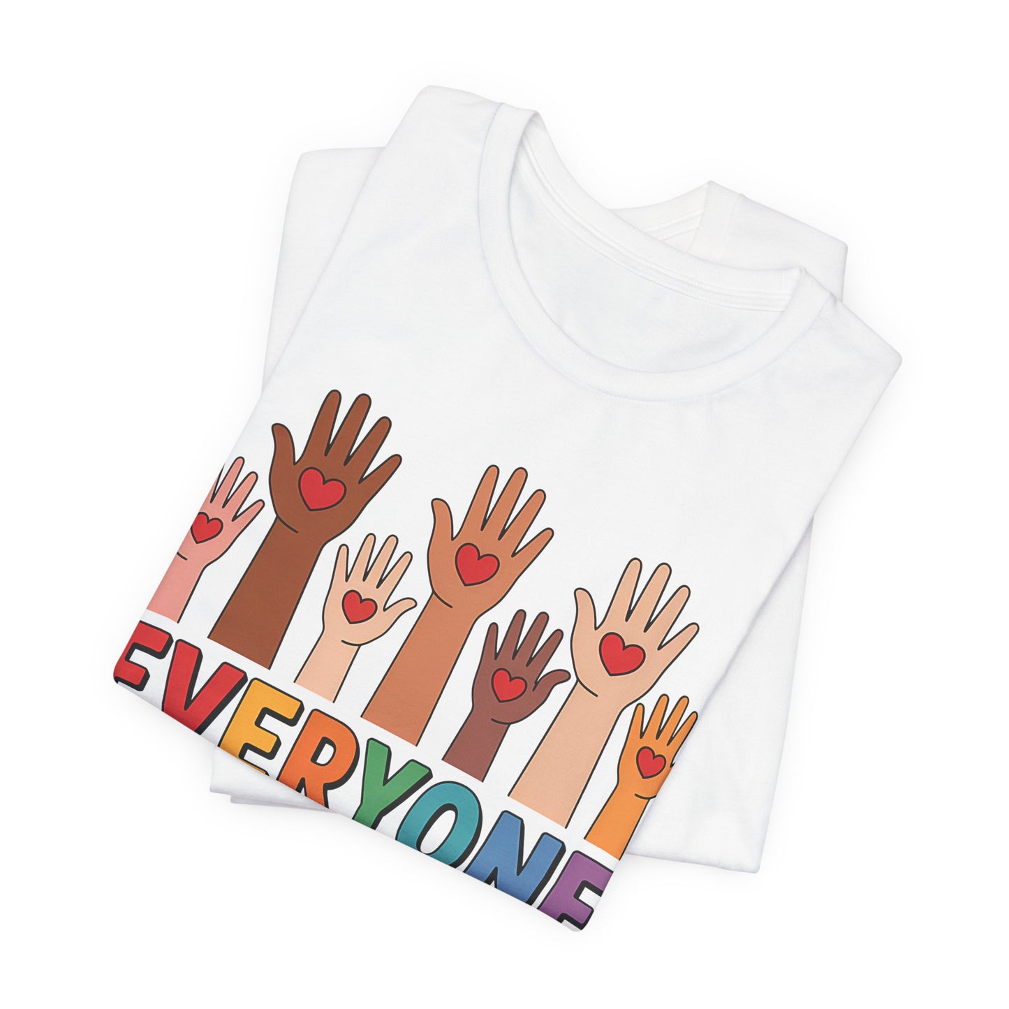 Everyone is welcome here T-Shirt IDAHO Teacher Tee Race Equality Freedom Love Heart Inclusion Political Protest Shirt Resist