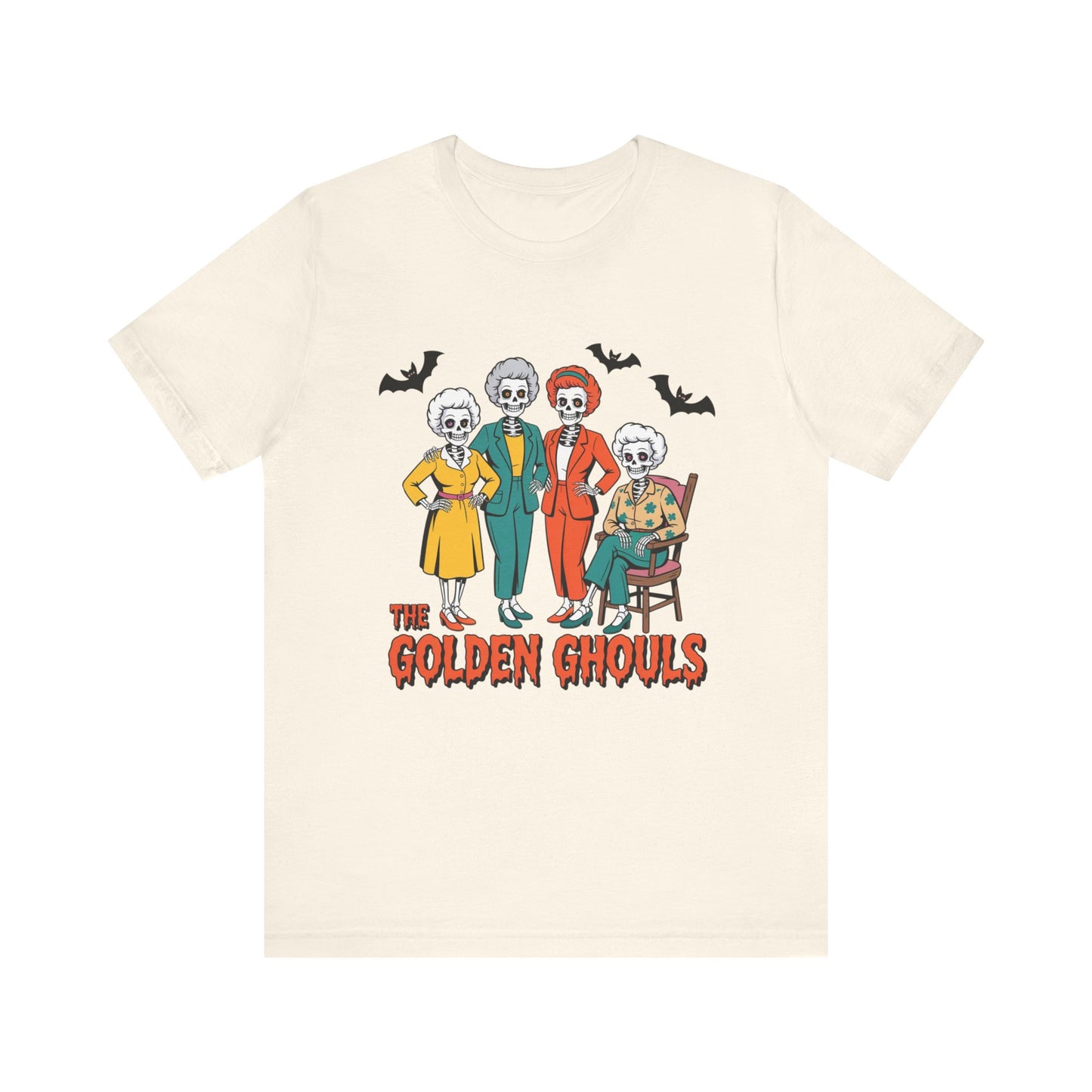 The Golden Ghouls T-Shirt Golden Girls TV Show Spoof Funny Halloween Tee Inspired By Comedy