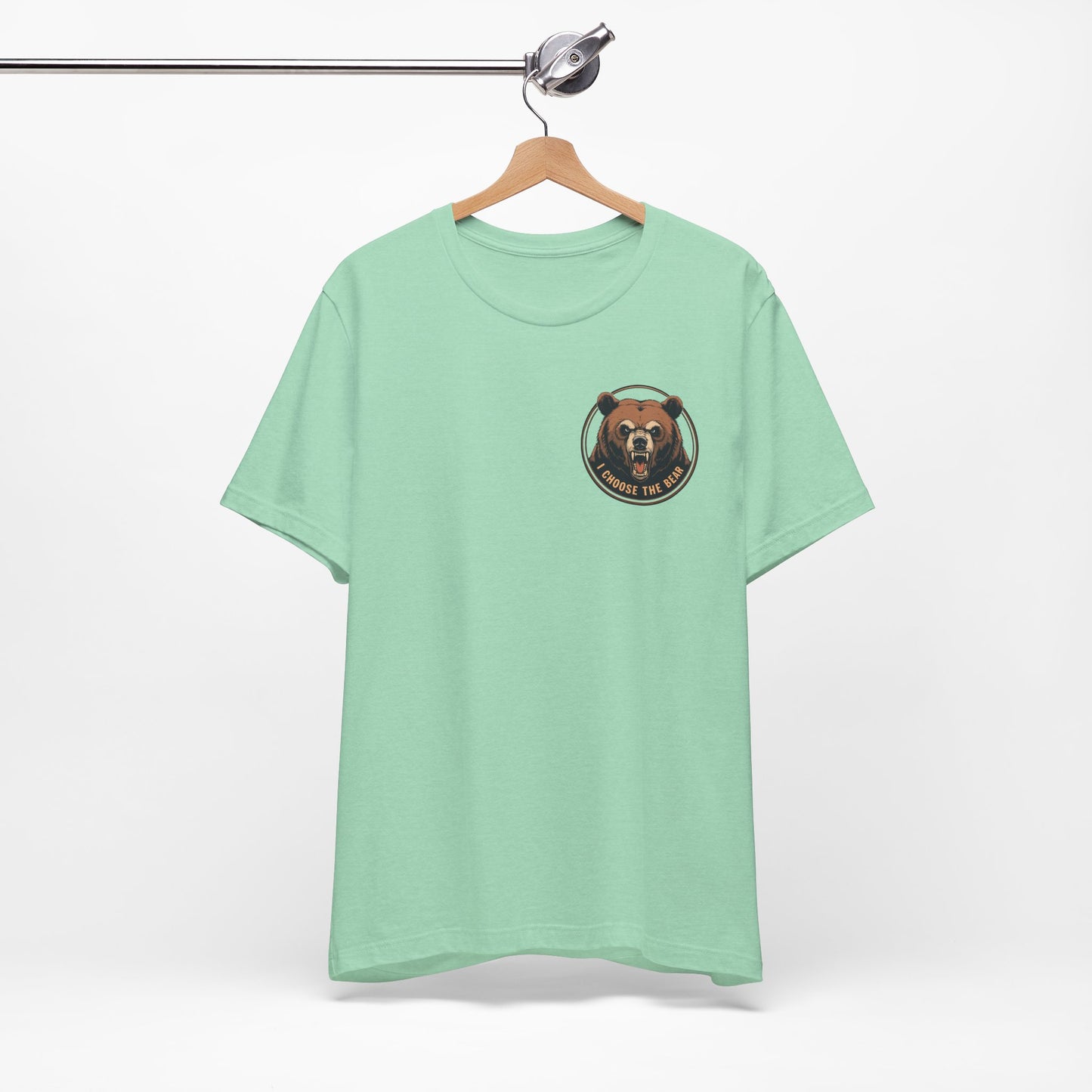I Choose The Bear T-Shirt Man vs Bear Feminist Female Empowerment Gender Equality Tee Various Sizes Colors Unisex