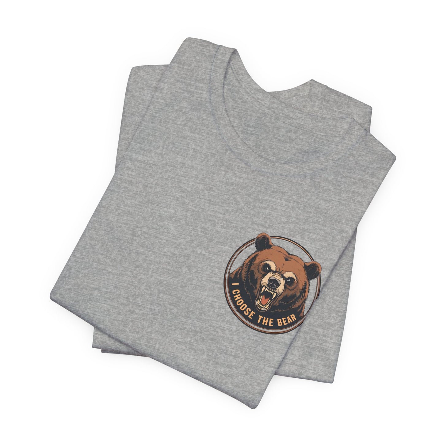 I Choose The Bear T-Shirt Man vs Bear Feminist Female Empowerment Gender Equality Tee Various Sizes Colors Unisex