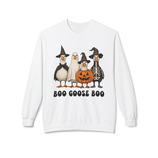 Boo Goose Boo Sweatshirt Wouldn't say boo to a goose saying / phrase Summerween Halloween Ghost Skeleton Witch Pumpkin Geese Silly Goose Fancy Dress