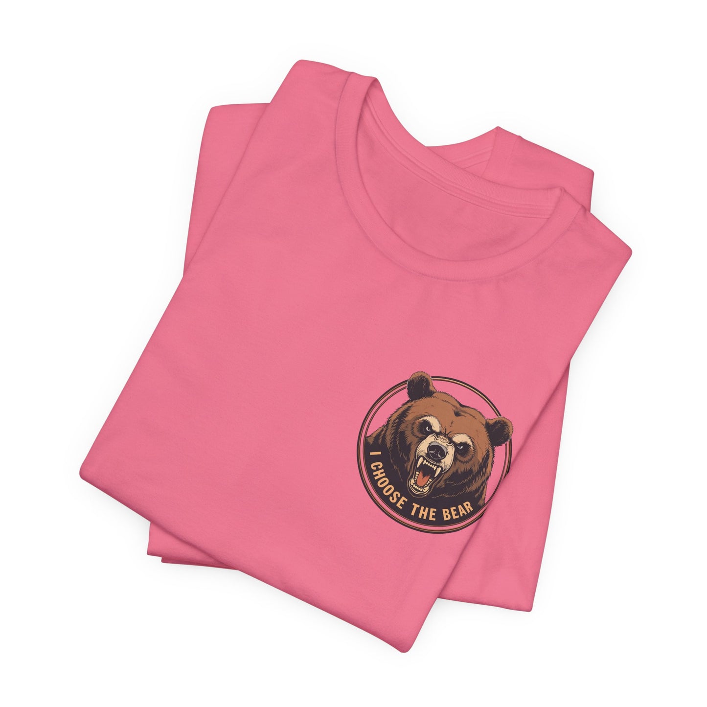 I Choose The Bear T-Shirt Man vs Bear Feminist Female Empowerment Gender Equality Tee Various Sizes Colors Unisex