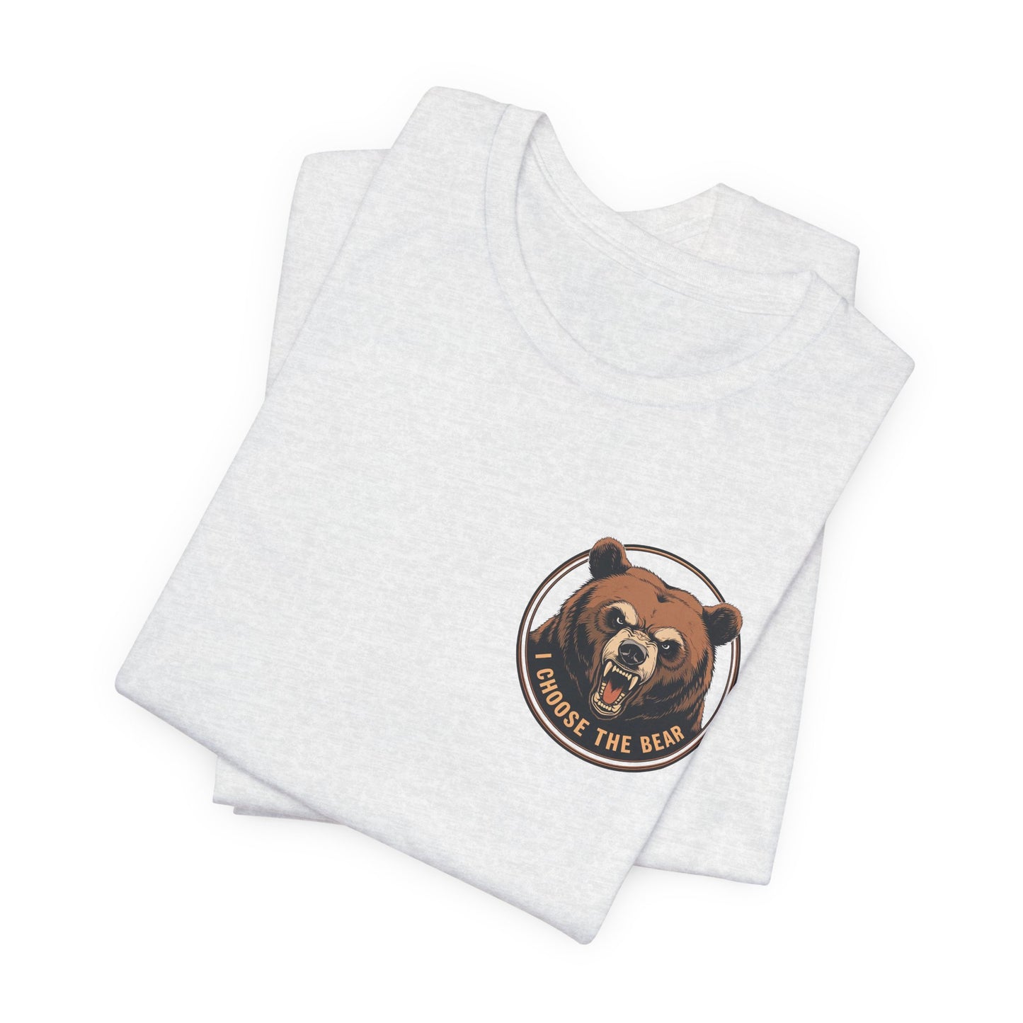 I Choose The Bear T-Shirt Man vs Bear Feminist Female Empowerment Gender Equality Tee Various Sizes Colors Unisex