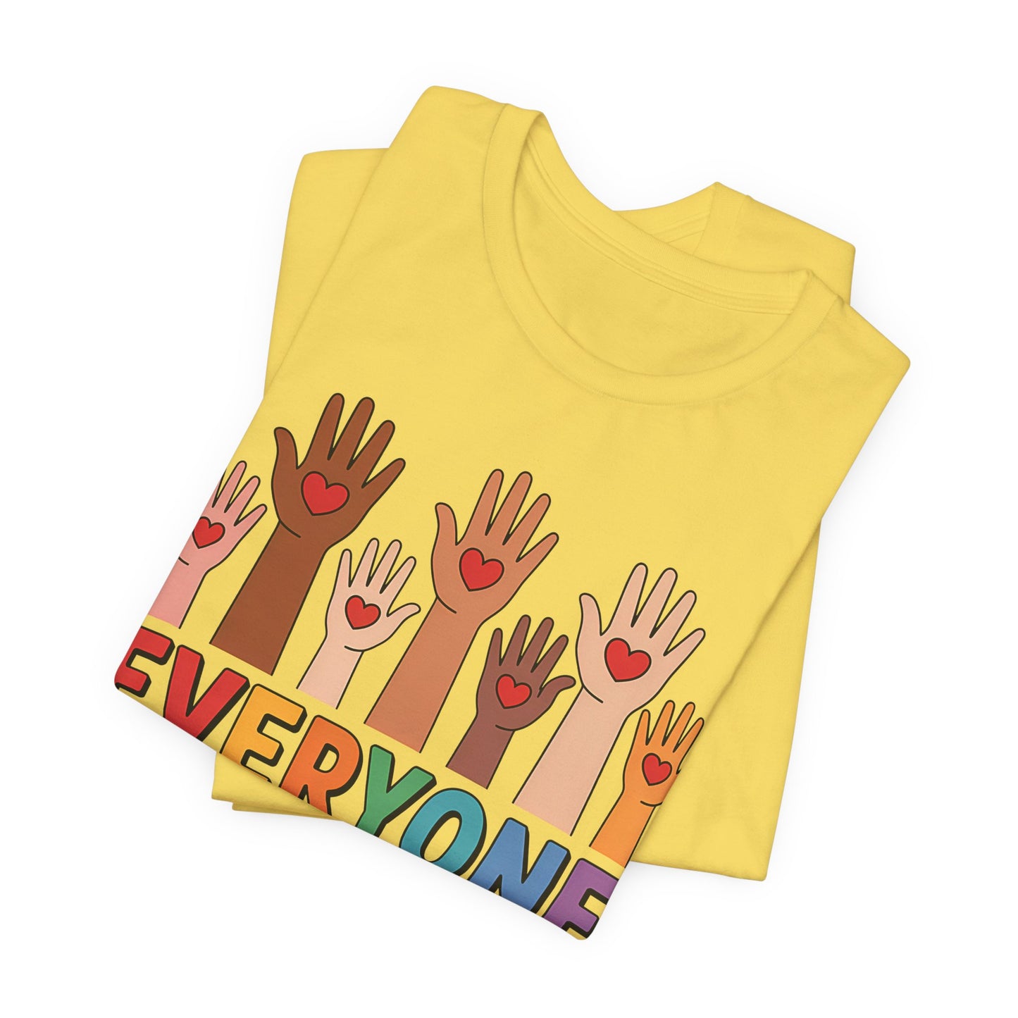 Everyone is welcome here T-Shirt IDAHO Teacher Tee Race Equality Freedom Love Heart Inclusion Political Protest Shirt Resist